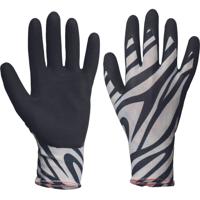 Kixx handschoen zebra white maat 8