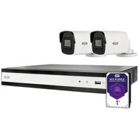ABUS Performance Line 4-Kanal PoE Set TVVR36422T IP-Bewakingscameraset LAN 4-kanaals Met 2 cameras 1920 x 1080 Pixel ABUS Performance Line 4-Kanal PoE Set TVVR36422T IP-Bewakingscameraset LAN 4-kanaals Met 2 cameras 1920 x 1080 Pixel