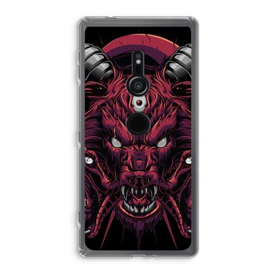 Hell Hound and Serpents: Sony Xperia XZ2 Transparant Hoesje
