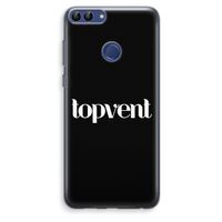 Topvent Zwart: Huawei P Smart (2018) Transparant Hoesje