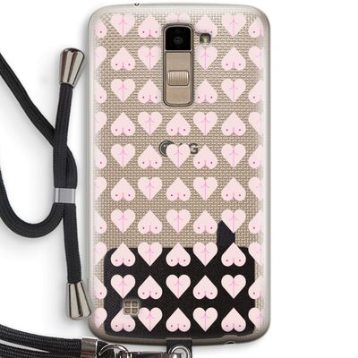 Ass 'n Titties: LG K10 (2016) Transparant Hoesje met koord