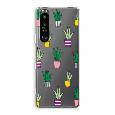 Sanseveria: Sony Xperia 1 III Transparant Hoesje