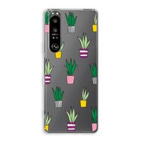 Sanseveria: Sony Xperia 1 III Transparant Hoesje