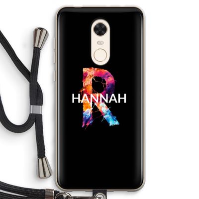 Abstract Spectrum: Xiaomi Redmi 5 Transparant Hoesje met koord