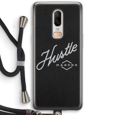Hustle: OnePlus 6 Transparant Hoesje met koord