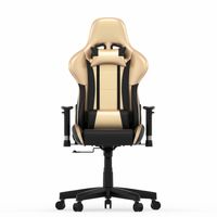 Gamestoel GoldGamer deluxe - bureaustoel - racing gaming stoel - zwart goud