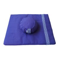 Meditation set with cushion zafu - Purple - thumbnail