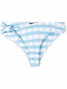 Jacquemus bas de bikini à carreaux vichy - Bleu