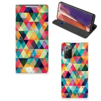 Samsung Galaxy Note20 | Hoesje met Magneet | Geruit