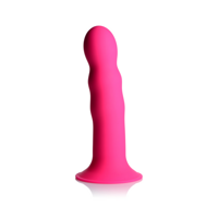 XR Brands Squeezable Wavy Dildo