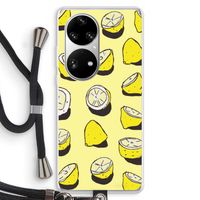 When Life Gives You Lemons...: Huawei P50 Pro Transparant Hoesje met koord