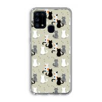 Katten: Samsung Galaxy M31 Transparant Hoesje