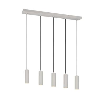 Trio 5-lichts hanglampSoka grijs - 367700576