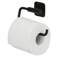 Tiger Colar Toiletrolhouder - zonder klep - zelfklevend - zwart 1314030746