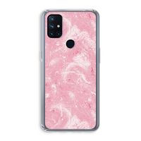 Abstract Painting Pink: OnePlus Nord N10 5G Transparant Hoesje Abstract Painting Pink: OnePlus Nord N10 5G Transparant Hoesje