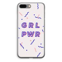 GRL PWR: iPhone 8 Plus Transparant Hoesje