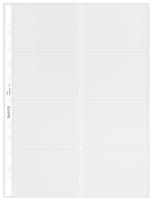 Showtas leitz premium visitekrt pp a4 glashelder