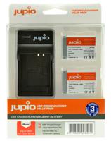 Jupio Kit met 2x Battery NB-13L + USB Single Charger