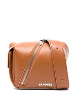 Sunnei sac porté épaule Lacubetto en cuir - Orange - thumbnail