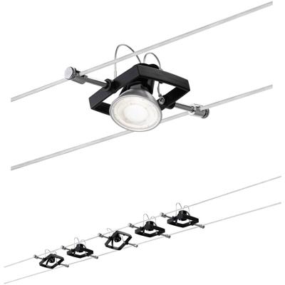 Paulmann Wire Set MacII Kabelsysteem compleet GU5.3 LED Zwart (mat)