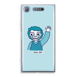 Zwaai: Sony Xperia XZ1 Transparant Hoesje
