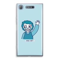 Zwaai: Sony Xperia XZ1 Transparant Hoesje