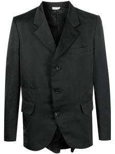 Comme des Garçons Homme Plus blazer à détails de zips - Noir