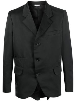 Comme des Garçons Homme Plus blazer à détails de zips - Noir