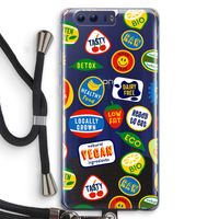Fruitsticker: Honor 9 Transparant Hoesje met koord