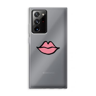 Kusje: Samsung Galaxy Note 20 Ultra / Note 20 Ultra 5G Transparant Hoesje