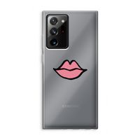 Kusje: Samsung Galaxy Note 20 Ultra / Note 20 Ultra 5G Transparant Hoesje