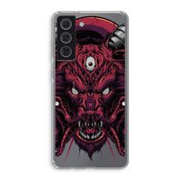 Hell Hound and Serpents: Samsung Galaxy S21 FE Transparant Hoesje