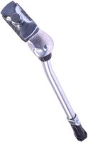 Simson Zijstandaard verstelbaar quick met 30mm brede plaat - zilver