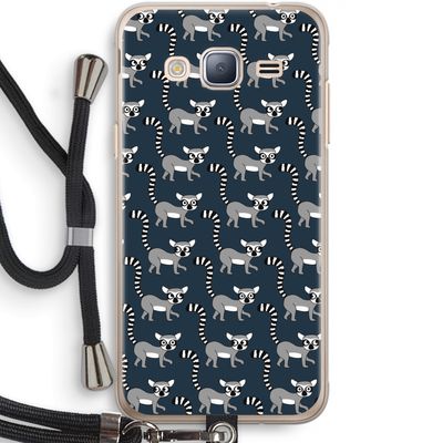 Makis: Samsung Galaxy J3 (2016) Transparant Hoesje met koord