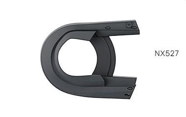 Hebie chainglider nexus 5 - fietskettingbeschermer voor 27 of 30 tands tandwiel - e-bike accessoire - zwart