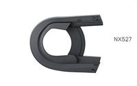 Hebie chainglider nexus 5 - fietskettingbeschermer voor 27 of 30 tands tandwiel - e-bike accessoire - zwart