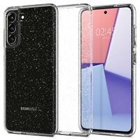 Spigen Liquid Crystal Glitter Samsung Galaxy S21 FE 5G Hoesje - Doorzichtig - thumbnail
