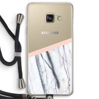 A touch of peach: Samsung Galaxy A3 (2016) Transparant Hoesje met koord