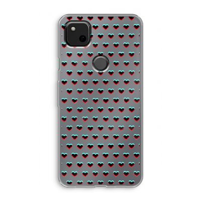 Hartjes: Google Pixel 4a Transparant Hoesje
