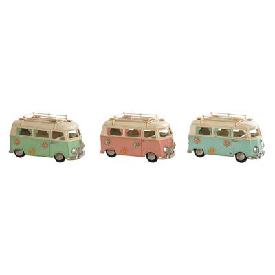 Decoratieve figuren Home ESPRIT Blauw Groen Roze Vintage 20 x 9 x 11 cm (3 Stuks)