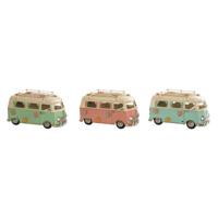 Decoratieve figuren Home ESPRIT Blauw Groen Roze Vintage 20 x 9 x 11 cm (3 Stuks)