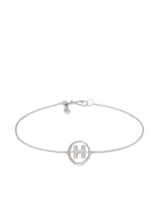 Annoushka bracelet en or blanc 18ct à initiale H ornée de diamants - Argent