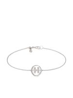 Annoushka bracelet en or blanc 18ct à initiale H ornée de diamants - Argent