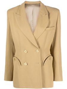 Blazé Milano Blazer met dubbele rij knopen - Bruin