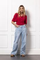 Studio Anneloes Poppy Butterfly Blouse 12613 Blouse 3200 Deep Red
