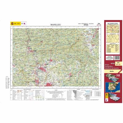 Topografische kaart 294 MT50 Manlleu | CNIG - Instituto Geográfico Nacional1