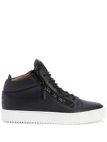 Giuseppe Zanotti baskets Kriss en cuir - Noir - thumbnail