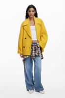 Korte boucléjas - YELLOW - XL