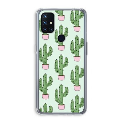 Cactus Lover: OnePlus Nord N10 5G Transparant Hoesje