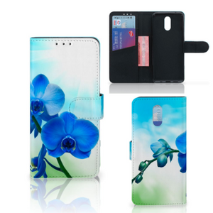 Nokia 2.3 Hoesje Orchidee Blauw - Cadeau voor je Moeder